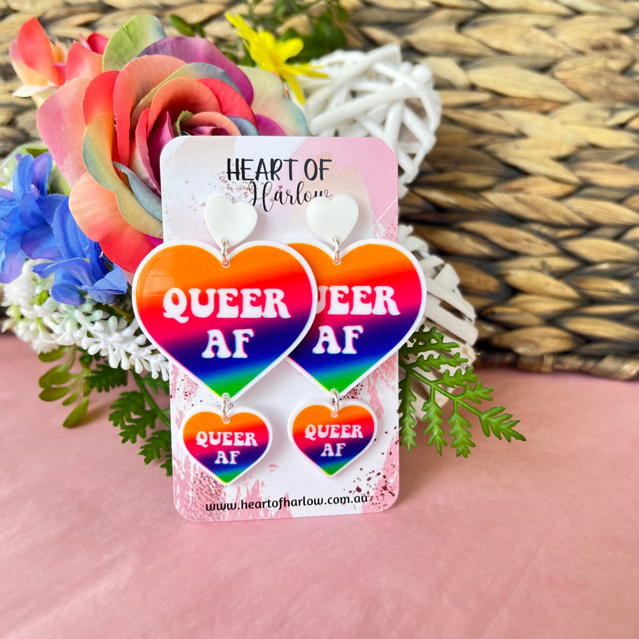 Queer AF Dangle Earrings