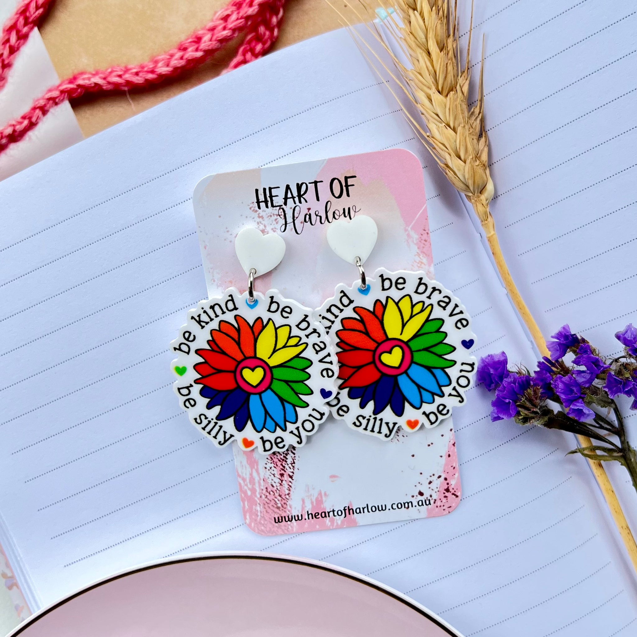 Be You Flower Dangle Earrings