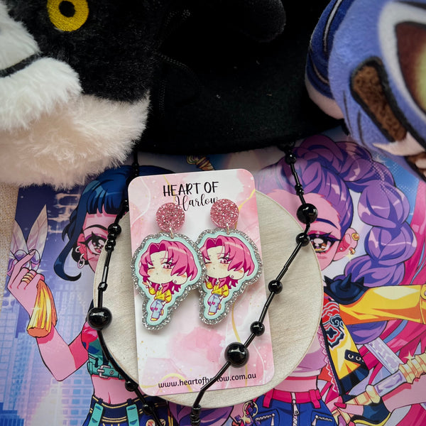 Romance Boy Dangle Earrings