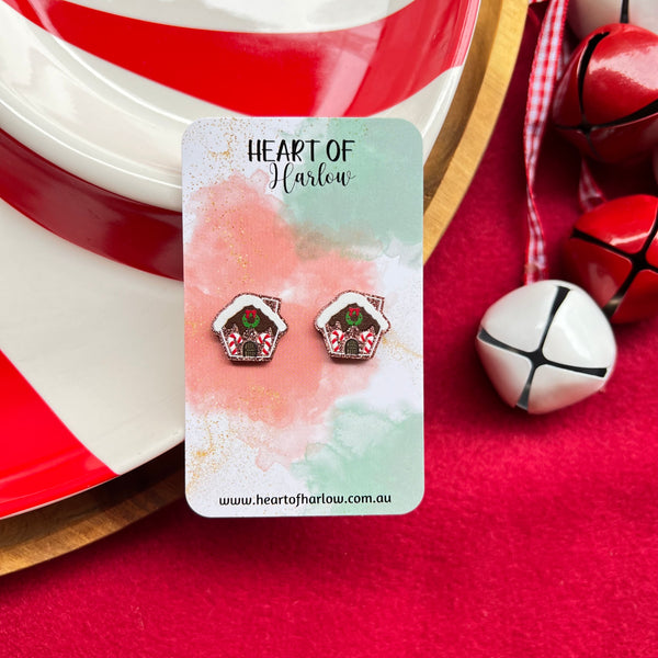 Gingerbread House Studs