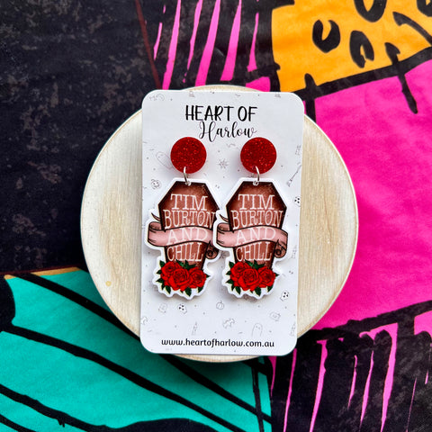 Tim Burton and Chill Dangle Earrings