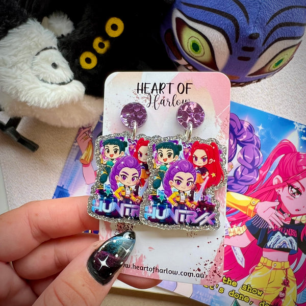 Girl Band V2 Dangle Earrings