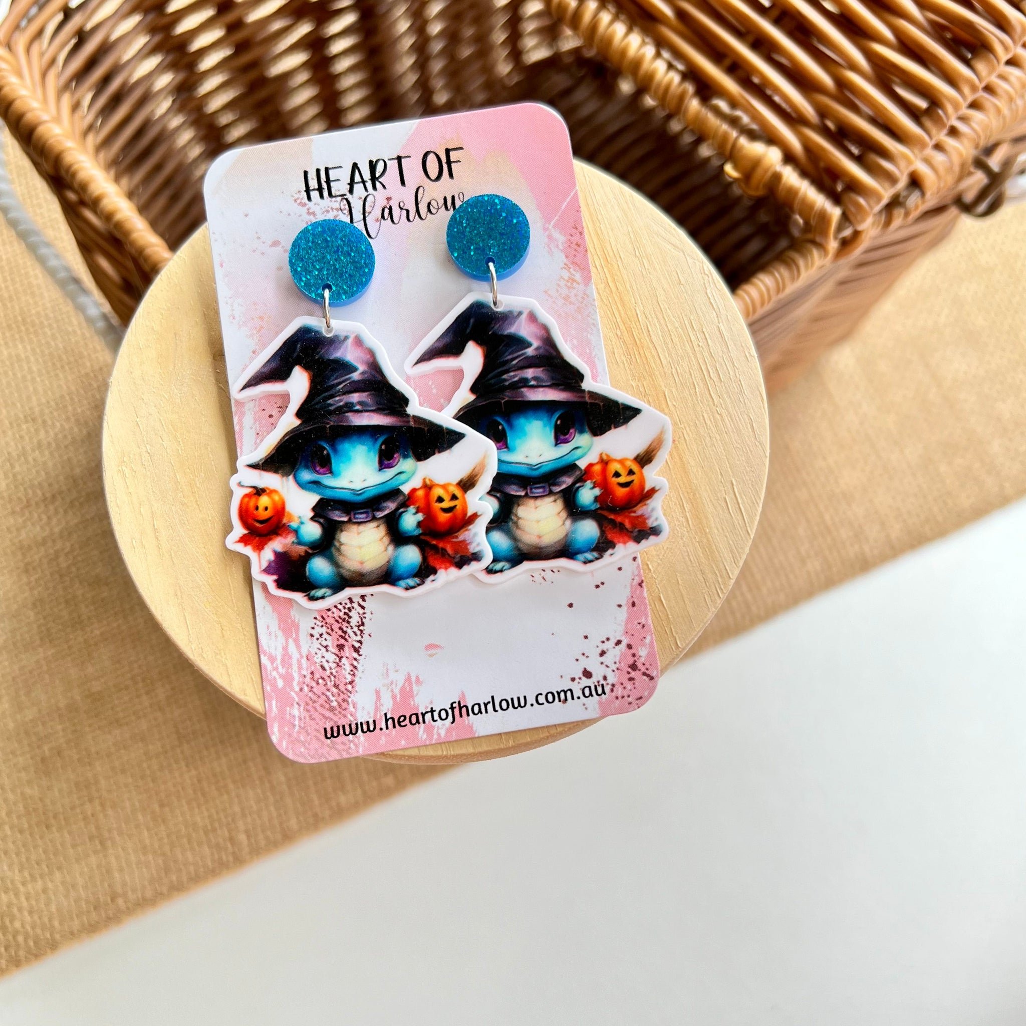 Pocket Pals Water Wizard Dangle Earrings