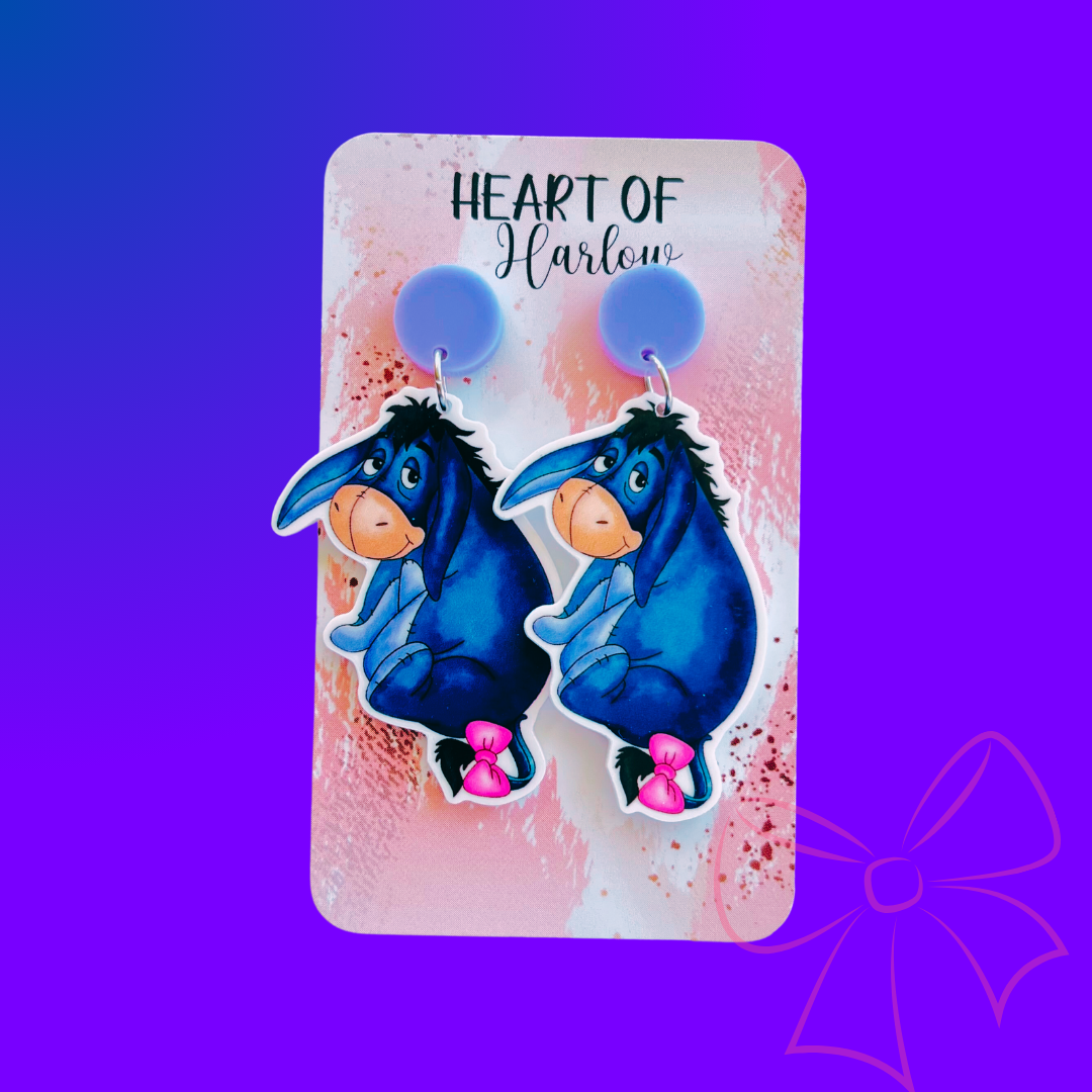 Sad Donkey Dangle Earrings