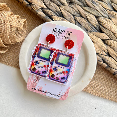 Gaming Console Dangle Earrings