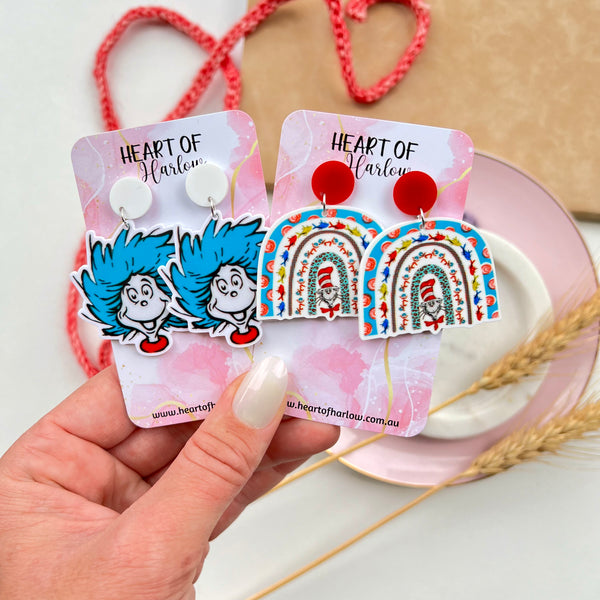 Thing Head Dangle Earrings