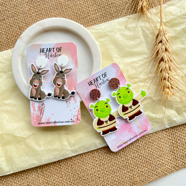 Donkey Dangle Earrings