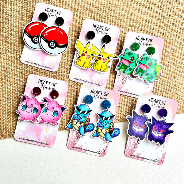 Pocket Pals Water Sunnies Dangle Earrings