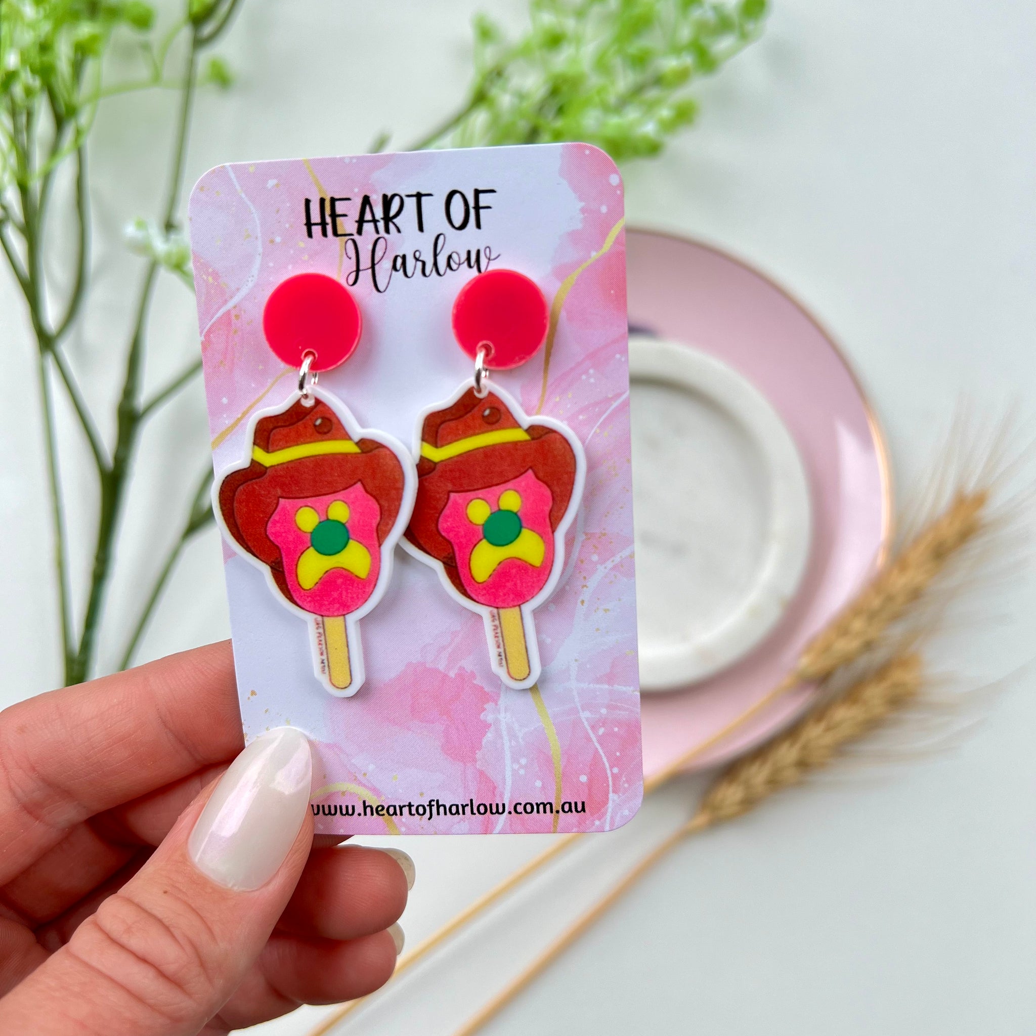Aussie Ice Cream Dangle Earrings