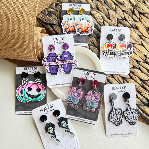 I Smell Children Dangle Earrings