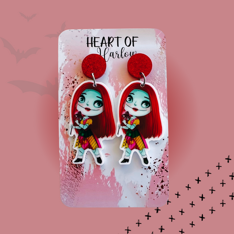 Smiling Sally Dangle Earrings