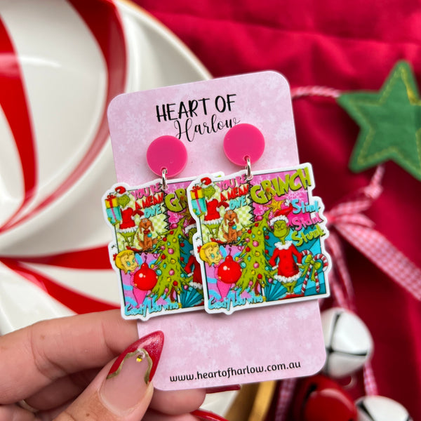Stink, Stank, Stunk Dangle Earrings
