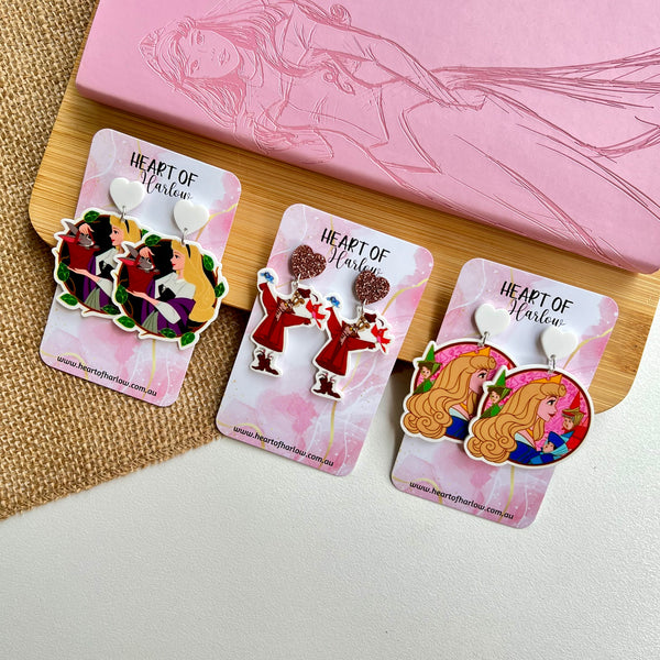 Briar Rose Dangle Earrings