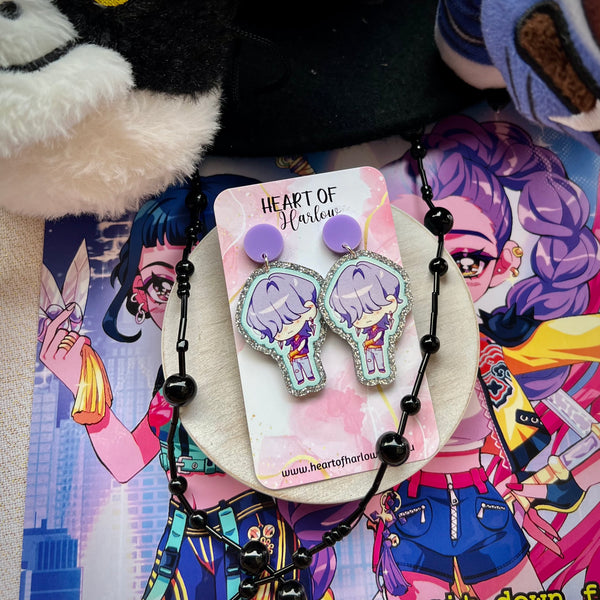 Mystery Boy Dangle Earrings