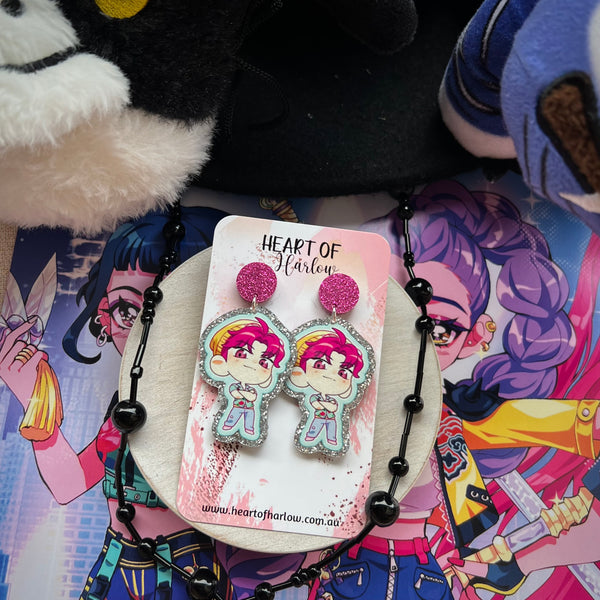 Abby Boy Dangle Earrings