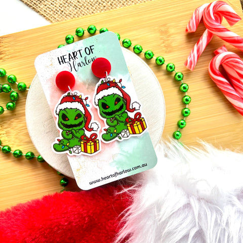 Oogie Christmas Dangle Earrings