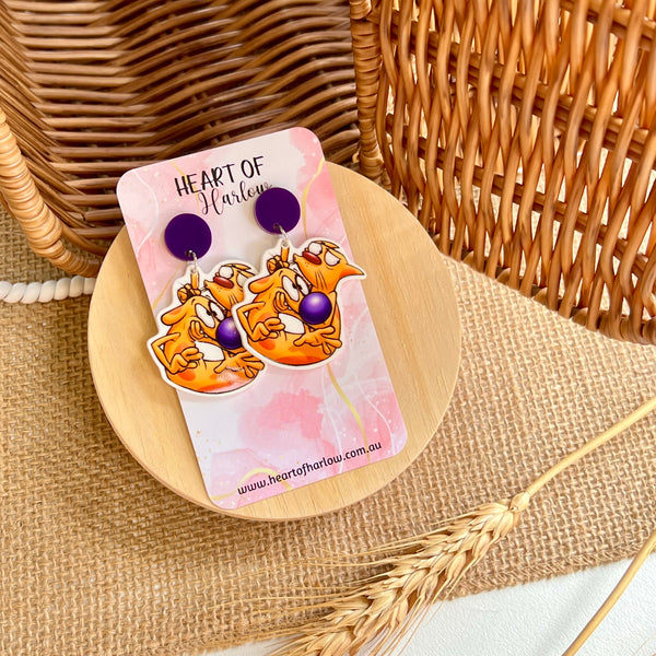 CatDog Dangle Earrings
