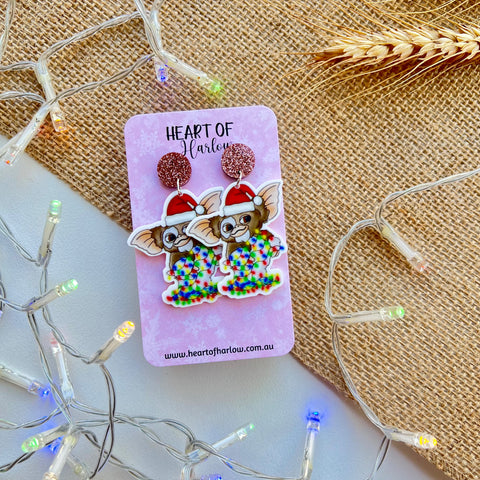 Christmas Gizmo Dangle Earrings