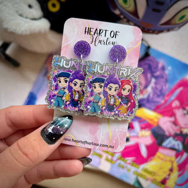 Girl Band V1 Dangle Earrings