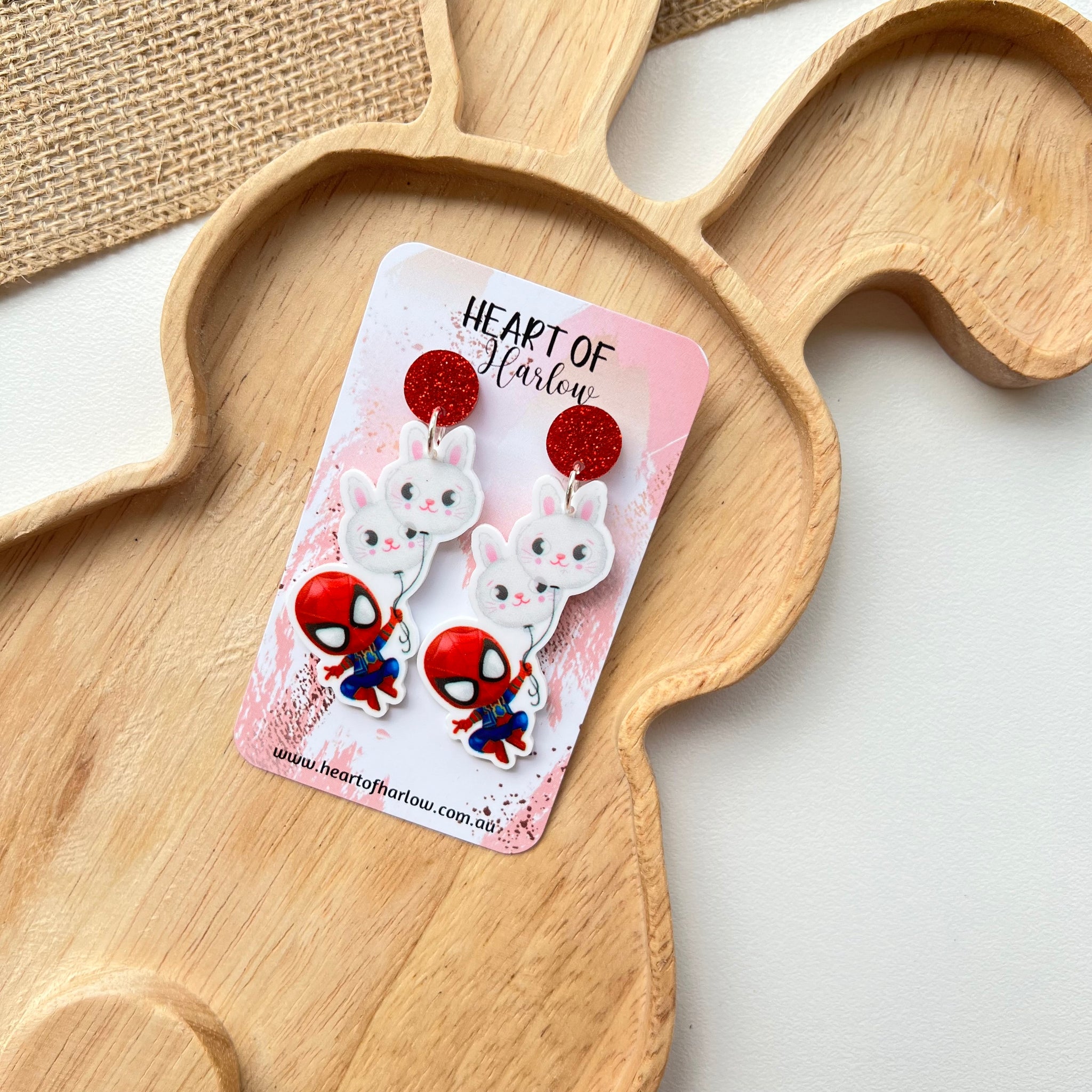 Easter Spidey Dangle Earrings