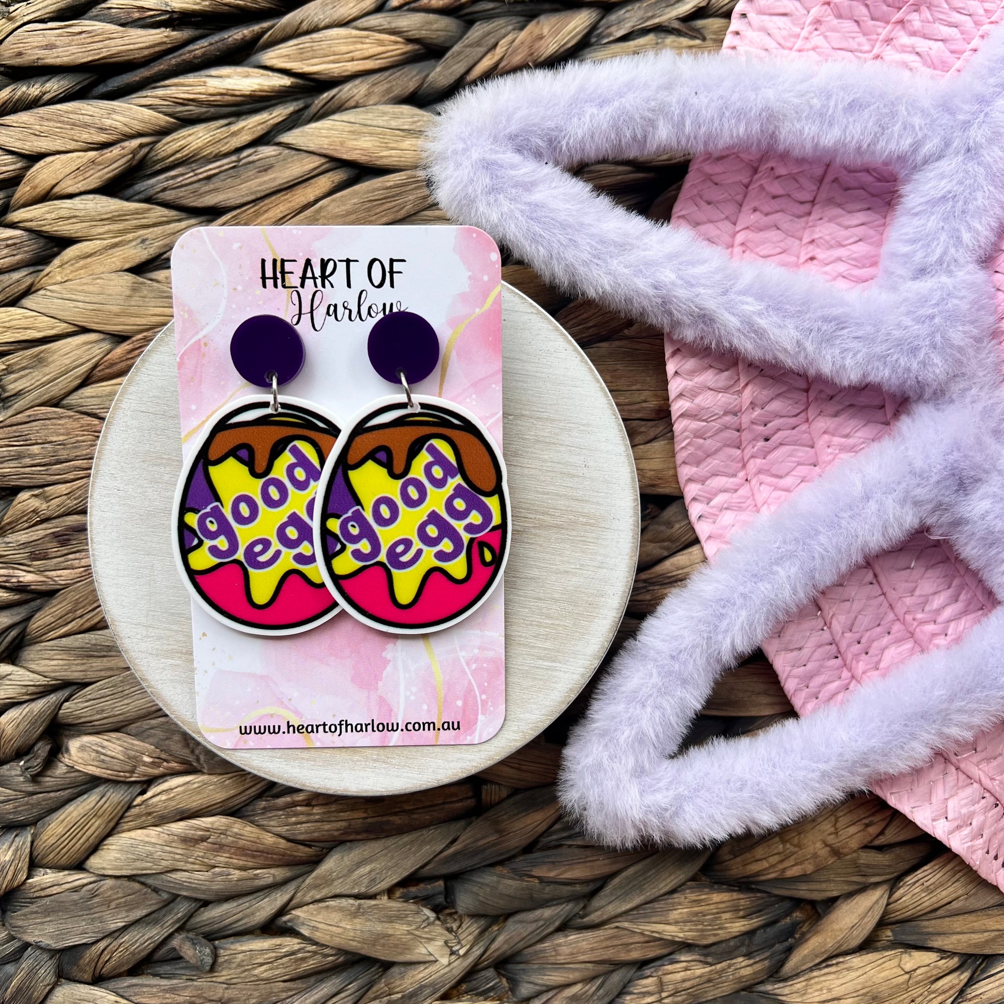 Good Egg Dangle Earrings