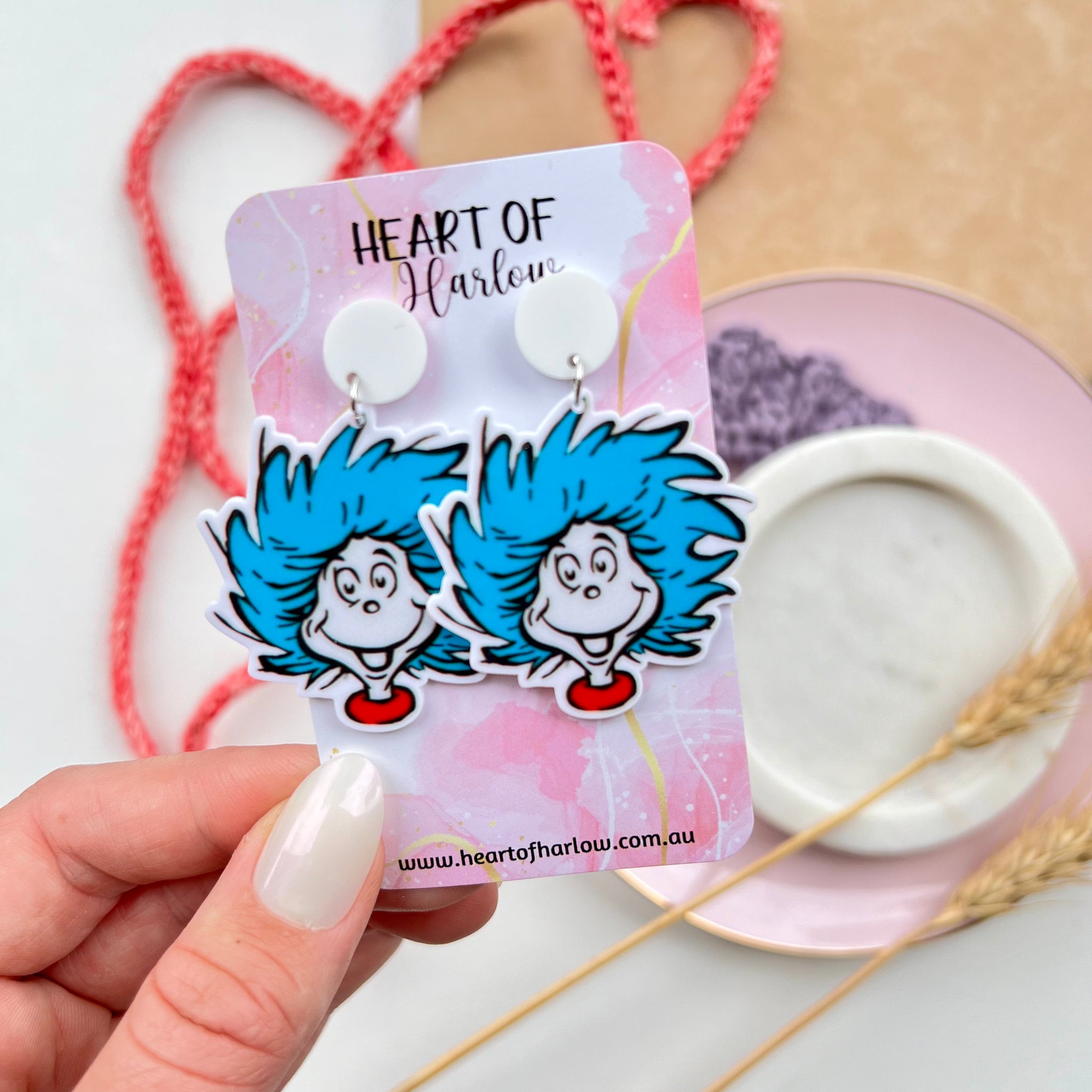 Thing Head Dangle Earrings