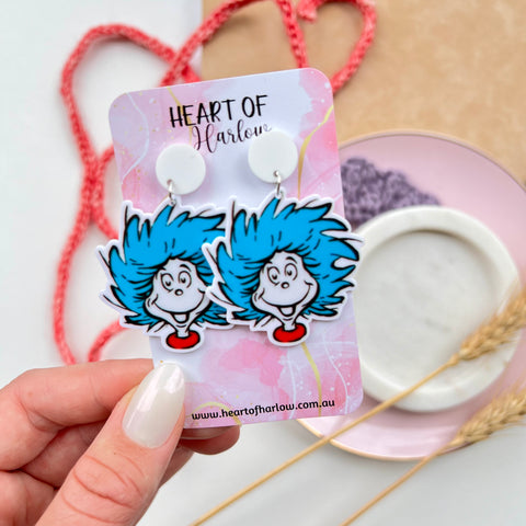 Thing Head Dangle Earrings
