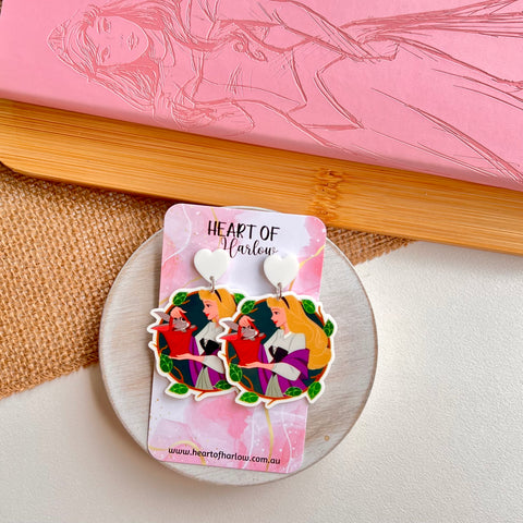 Briar Rose Dangle Earrings