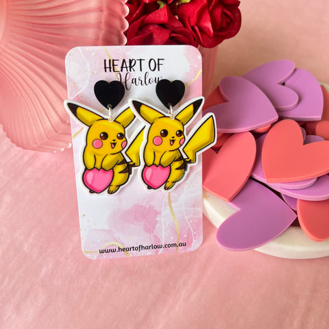 Valentine Electric Pocket Pal Dangle Earrings