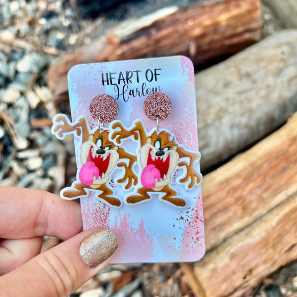 Tunes Taz Dangle Earrings