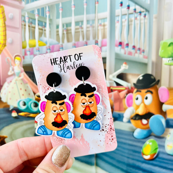 Toy Potato Dangle Earrings