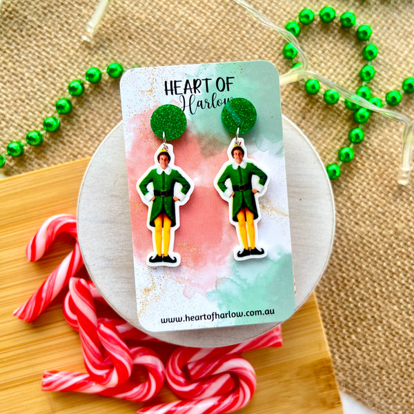 Buddy the Elf Body Dangle Earrings