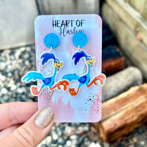 Tunes Road Runner Dangle Earrings