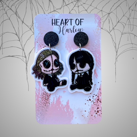 Button Eyed Besties Dangle Earrings