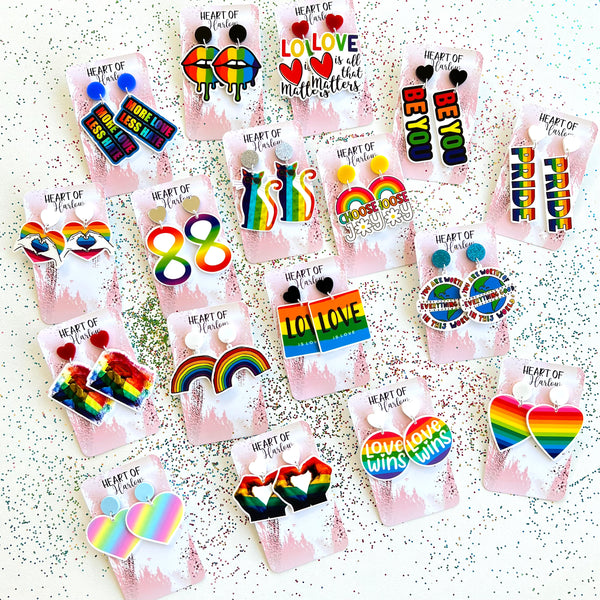 Choose Joy Dangle Earrings