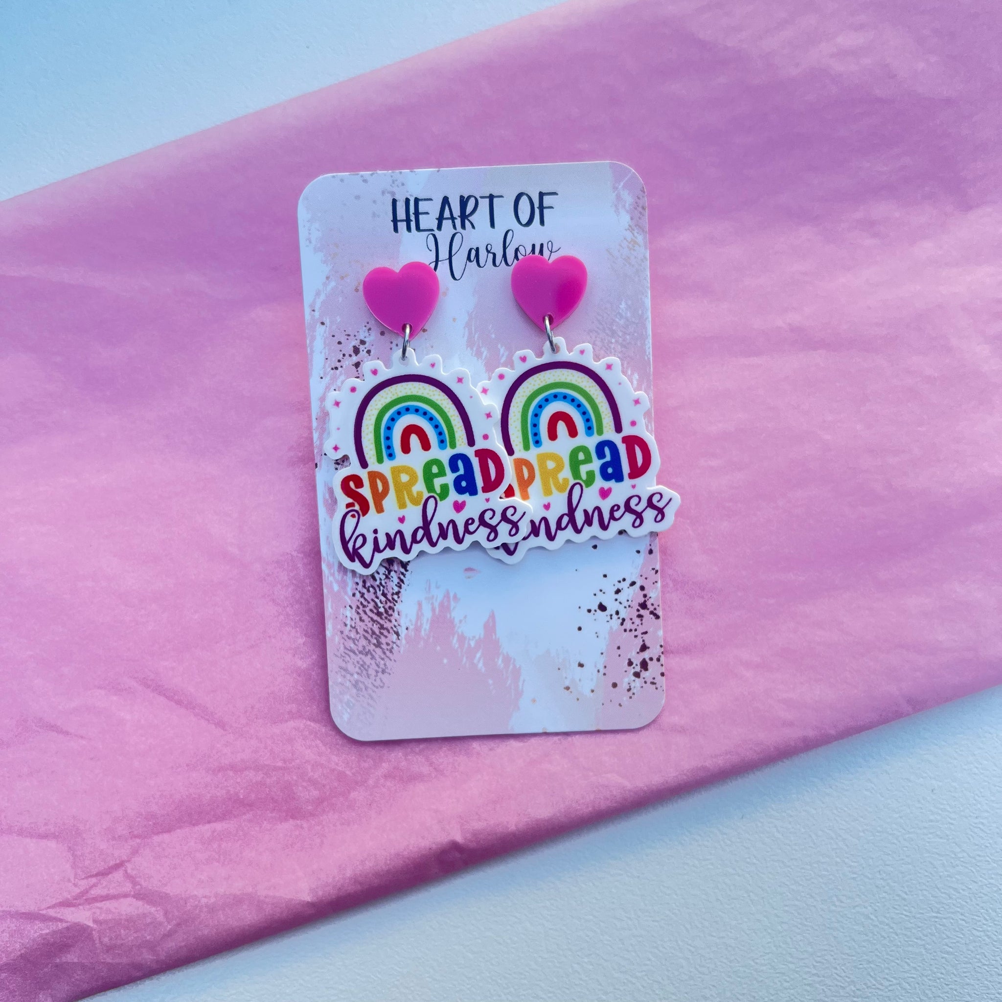 Spread Kindness Dangle Earrings