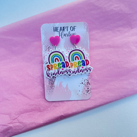 Spread Kindness Dangle Earrings