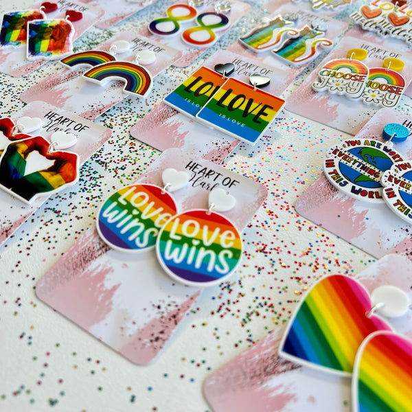 Love Wins Dangle Earrings