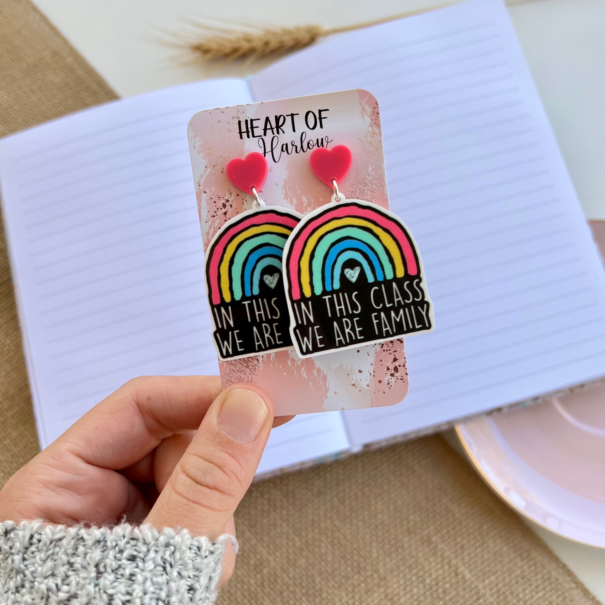 We Are Family Dangle Earrings