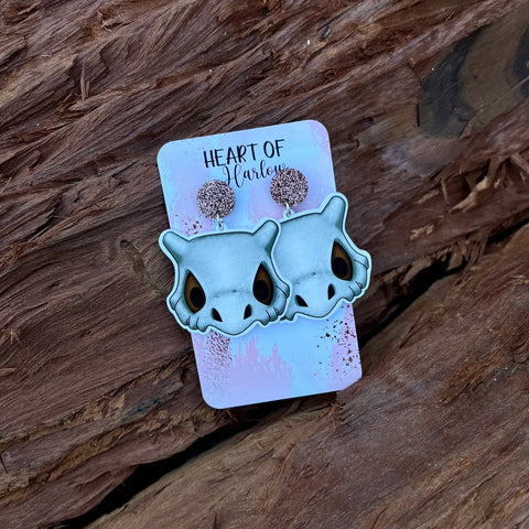 Pocket Pals Bone Dangle Earrings