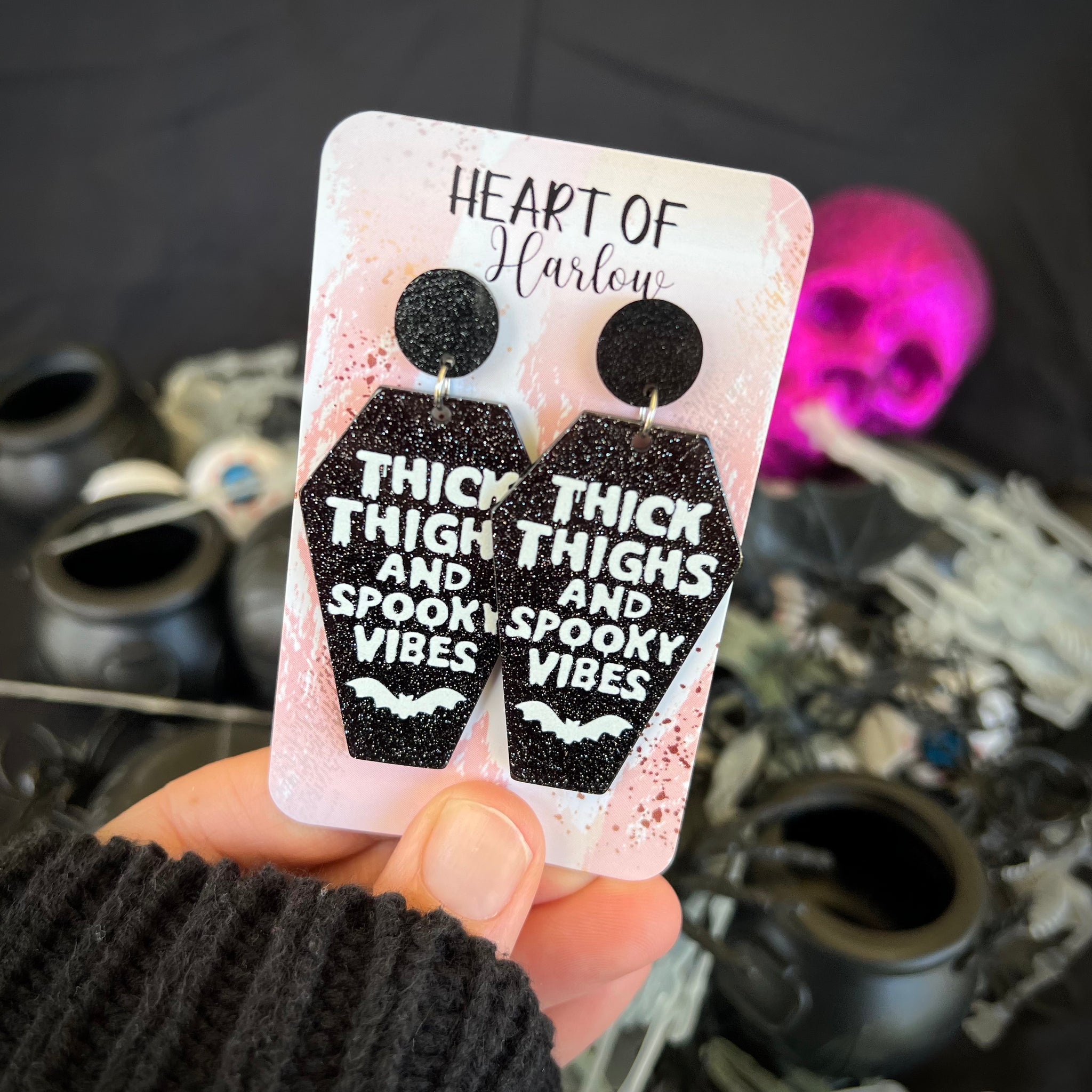 Thick Thighs Dangle Earrings