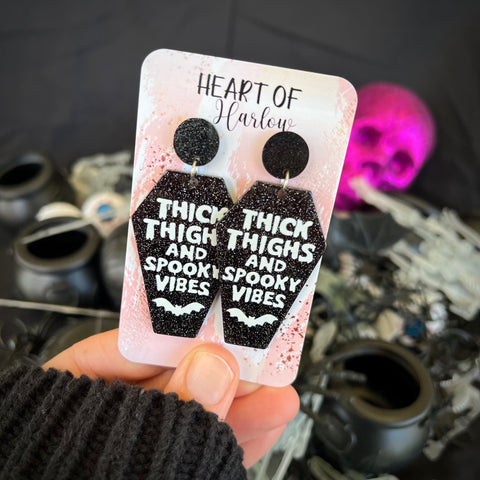 Thick Thighs Dangle Earrings