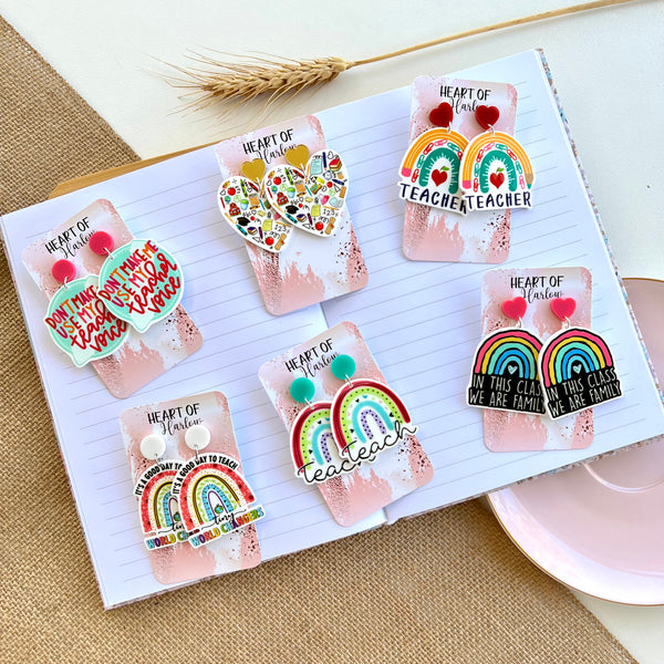 Teacher Voice Dangle Earrings
