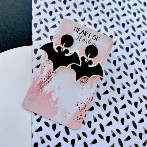 Mickey Bat Dangle Earrings