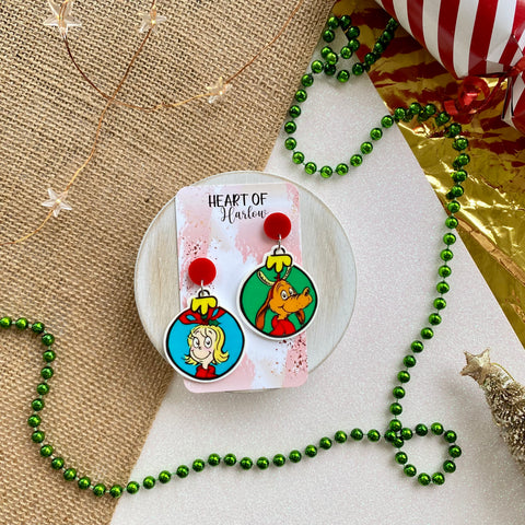 Cindy and Max Dangle Earrings