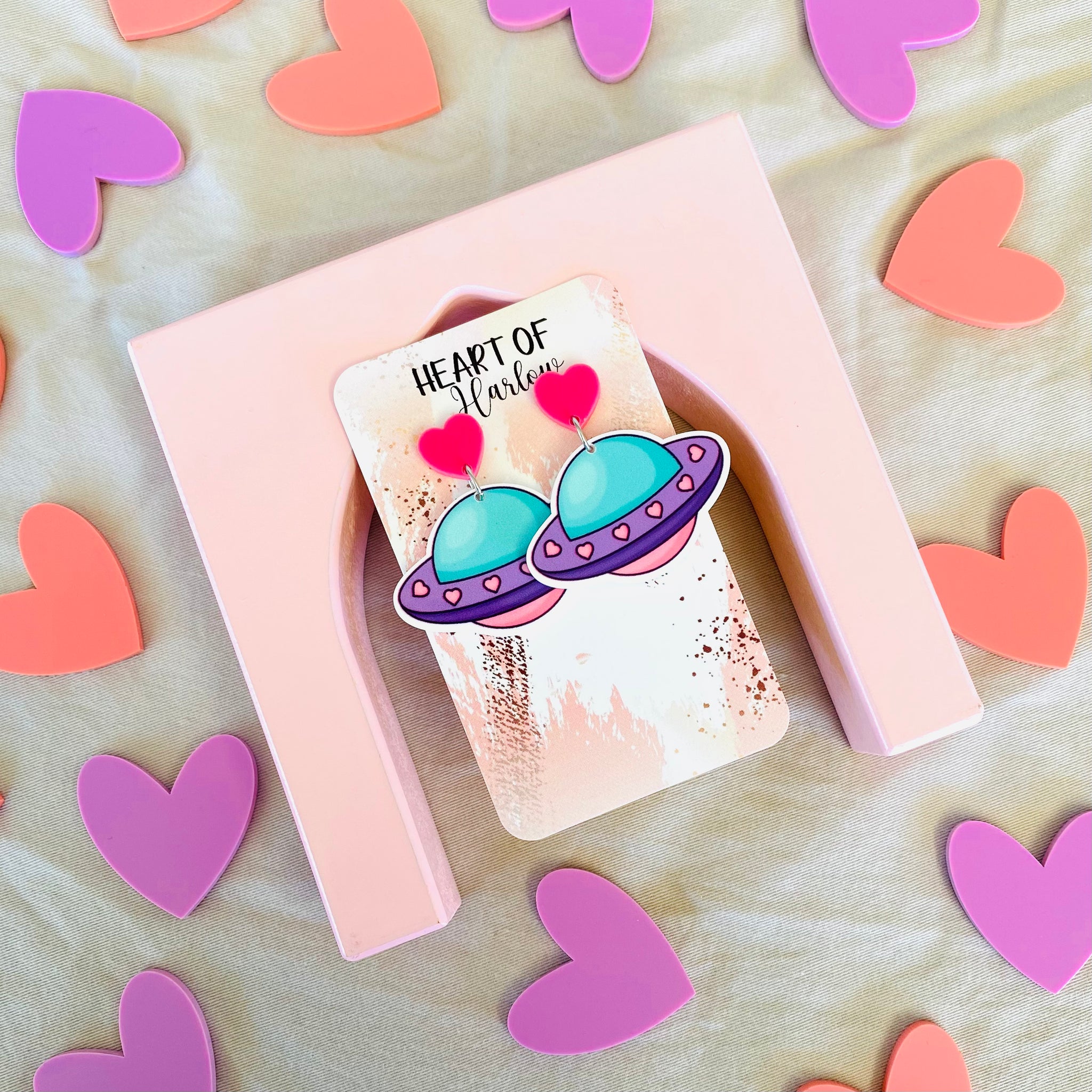 Love Ship Dangle Earrings