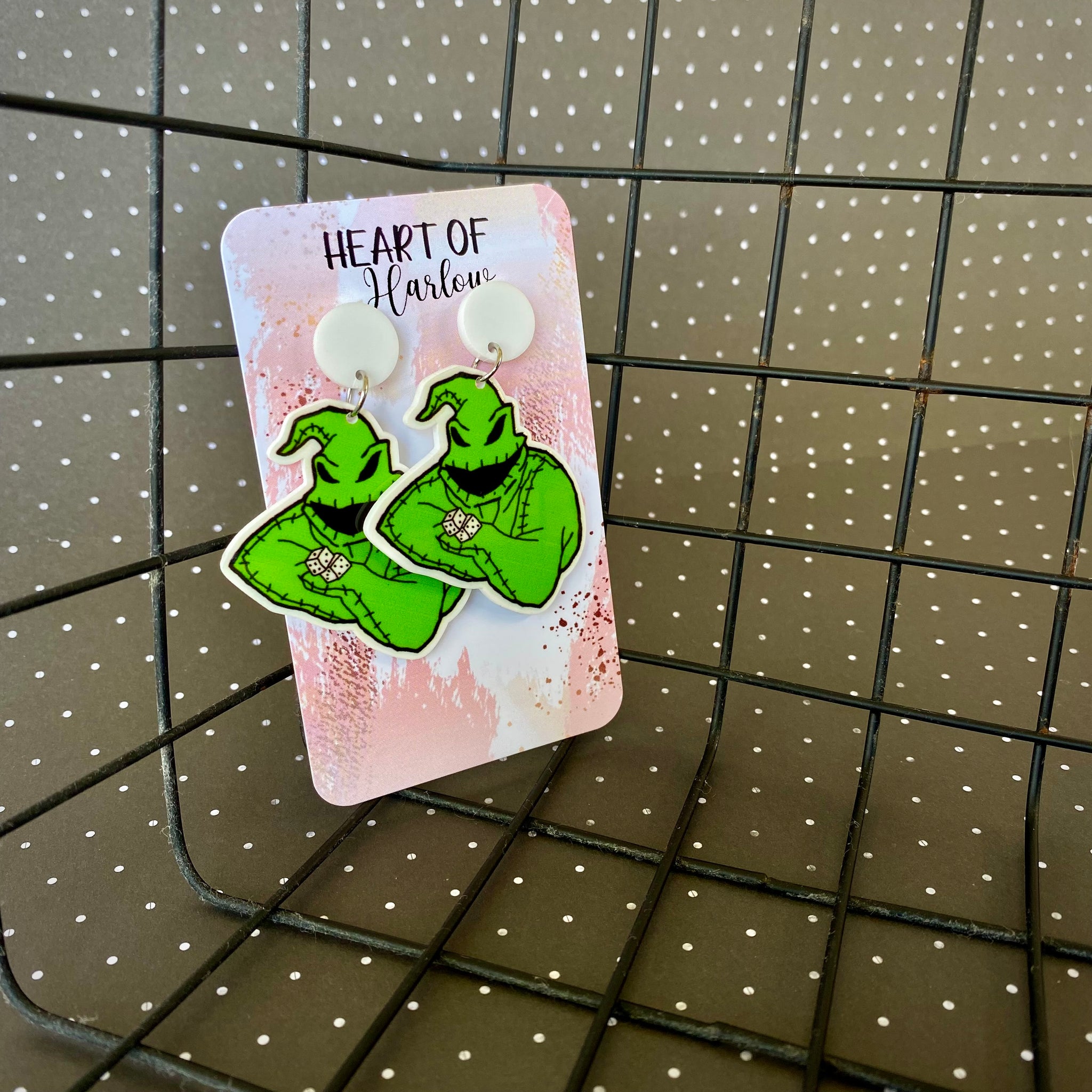 Dice Oogie Version 1 Dangle Earrings