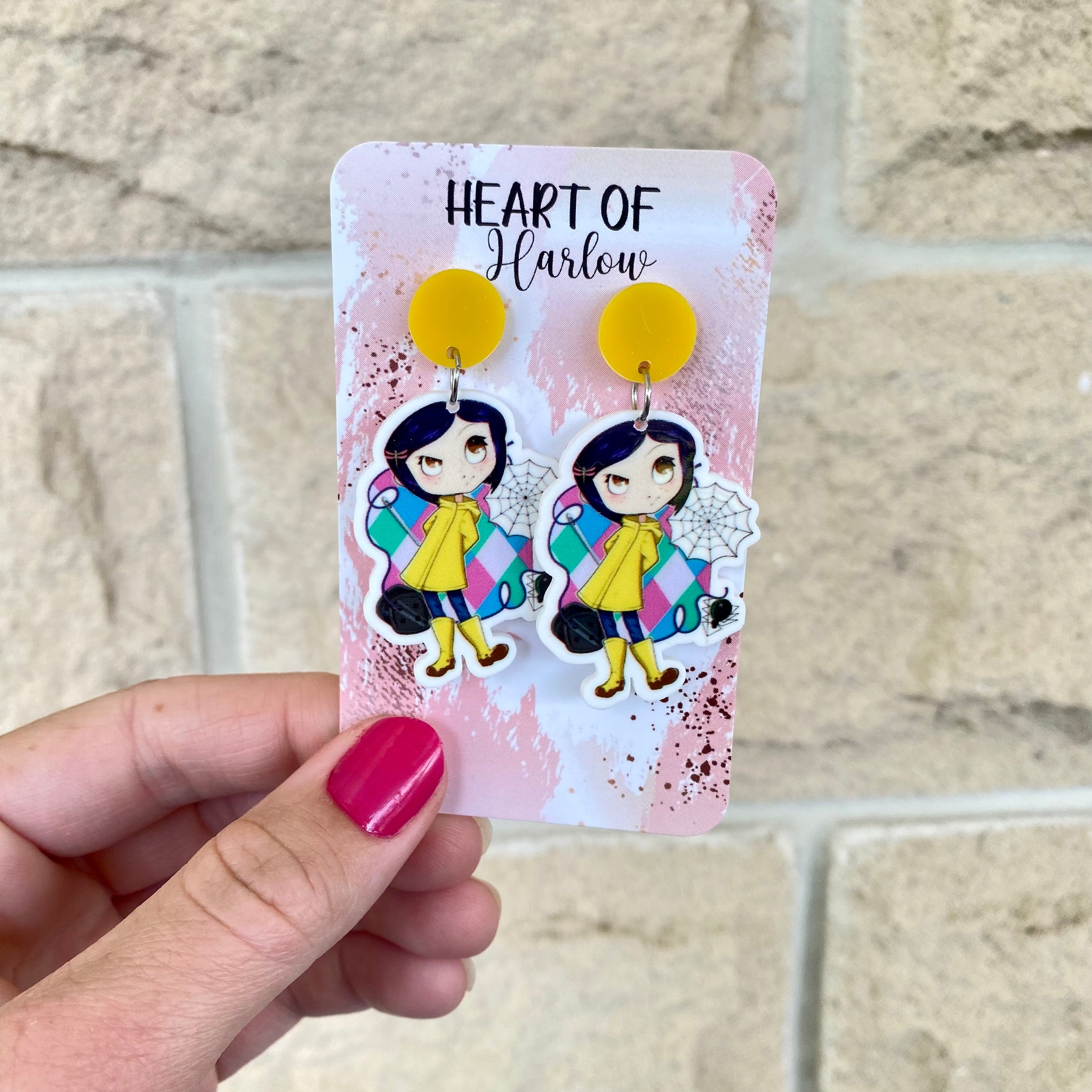 Colourful Coraline Dangle Earrings