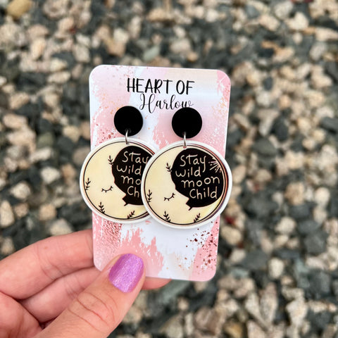 Moon Child Dangle Earrings