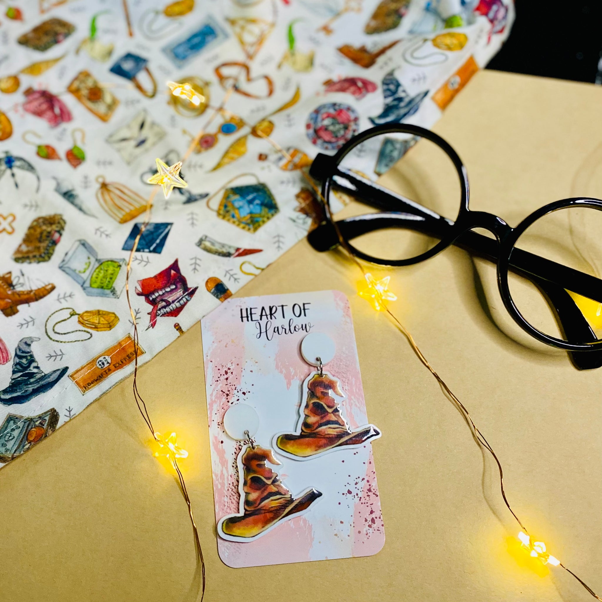 Sorting Hat Dangle Earrings